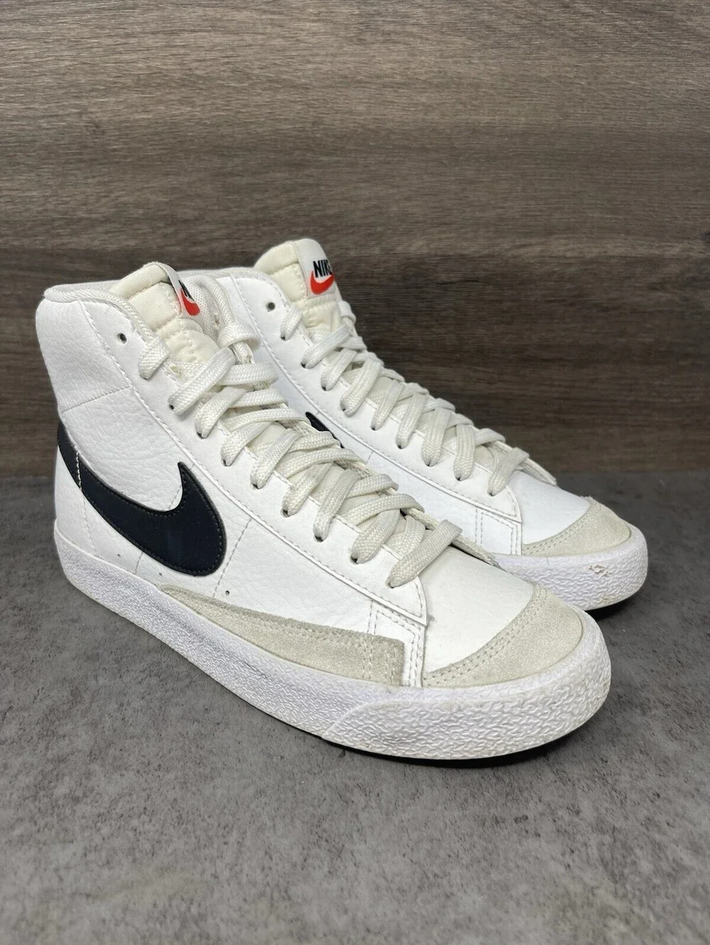 Nike Blazer Mid 77 Vintage Kids Size 6Y White Black Casual Sneakers